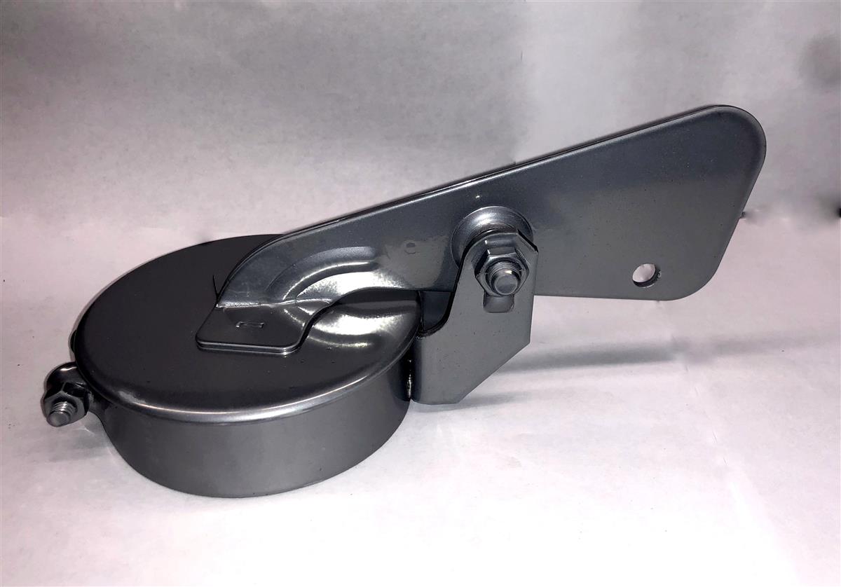 Exhaust Rain Cap for Shipboard Material Handling Equipment